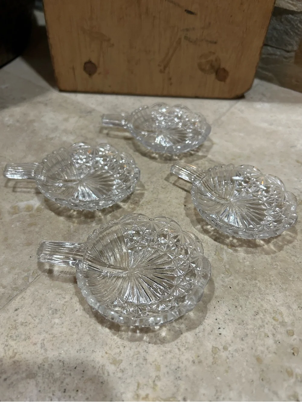 4 Antique Early American Pattern Glass (EAPG) 